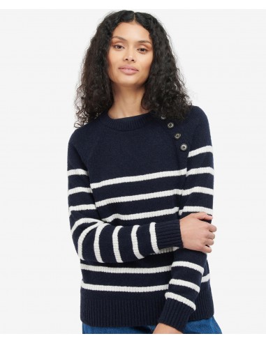 Barbour Belmount Knitted Jumper - vista frontal de la prenda.